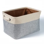 wholesale  Basket Fabric Storage Empty Gift   Cloth Storage Bin Dog Toy Basket with Handles Shelf chaussures-homm basket