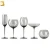 Import wholesale catering wedding pink goblet  glassware set champagne flutes glasses from China