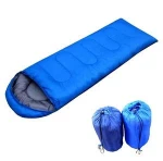 Wholesale Cheap Outdoor 170T Polyester Adult Hollow Fiber Cotton Waterproof Travel Hiking Camping Envelope Sleeping Bag