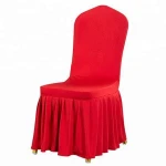 Wholesale cheap stretch banquet wedding decoration white spandex chair cover