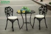 Wholesale China outdoor garden patio aluminum grape pattern table and chairs furniture