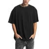 Wholesale Clothing Plain Raglan Sleeve Mens Oversize Hip Hop Long T-shirts Loose Collar Longline T shirt Men