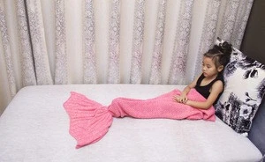 Wholesale Comfortable Soft Mermaid Tail Blanket Sleeping Mermaid Tail Blanket For Kids