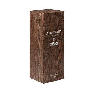 Wholesale customized cheap single  bottle wood wine boxes gift MDF craft box