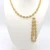 Import Wholesale HipHops 18k Gold Plated Jewelry CZ Coffee Beans Chain Jewelry Sets from China