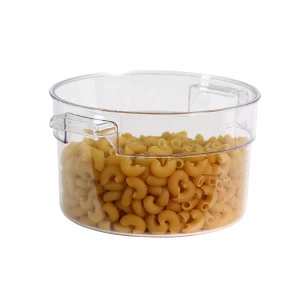 Wholesale Hotel Round Plastic Storage Containers Different Capacity Food Plastic Containers For Food Storage