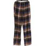 Wholesale inventory winter  mens plaid sleep lounge long loose pants