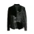 Import Wholesale Latest Clothes New Fashion Style Winter Black Splice Leather Jacket from China