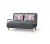Wholesale new arrival simple home furniture design folding Multifunction 2 seat living room sofa bed set