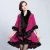 Import Wholesale new made knitted faux fox fur poncho cape genuine handmade plaid fur shawls from China