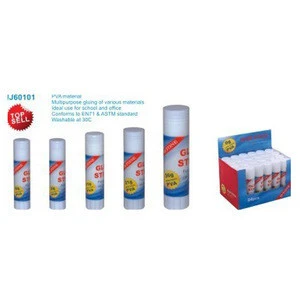 Wholesale Office pva glue stick tube brands custom paper power adhesive glue stick 8/15/21/36g White Colour Gluestick stationery