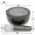 Import Wholesale  Pestle and Mortar Set Premium Solid Granite Stone Large Black - 16cm(6.3") Diameter from China