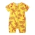 Import Wholesale Short Sleeve Solid Comfortable Summer Clothes Floral Boy Girl Baby Rompers from China