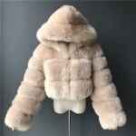 Wholesale Winter Plus Size fake women fox fur coat star favor Luxury faux fur jacket for ladies