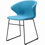 With Comfortable shelf and Stainless Steel Base Leisure Chair