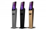 With Patent new android lcd advertising display with printer and dispenser input