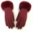 Import Women Full Fingers Faux Suede Warm Gloves Touch Screen Winter Mittens Mittens Driving Ski Riding Gloves from China