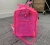 Import womens customized travel waterproof pink transparent duffel bag from China