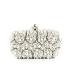 Womens wedding white luxury special crystals beaded pearl clutch evening bags