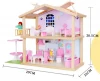 Wooden children&#39;s toys wooden pink Princess house wooden doll house