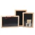 Import Wooden Frame Blackboard Decorative Message Board Wood Menu Sign Wall Mounted Black White Board from China