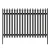Import wrought iron aluminum metal beautiful iron gate and fence from China