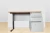 Import Yellow and gray modern school furniture - double school desk and chair from China
