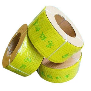 Yellow PP Webbing Strip Roll Polypropylene Straps