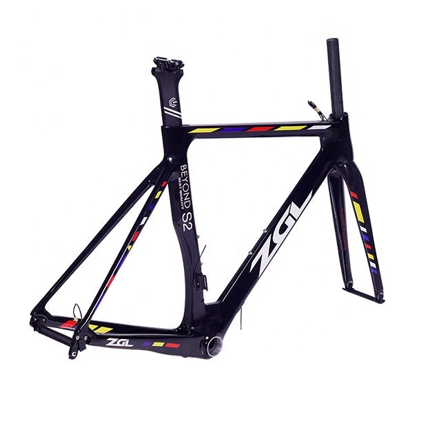ZGL-CRB67 BB86 rainbow oem carbon road bike frames bike frame carbon women 56cm road bike frame carbon