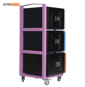 zmezme trade assurancesteel mobile network cabinet tablet storage and charging cabinet