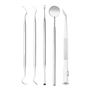 Kits Of Light Cleaner Care Emitting Oral Five Tweezers Beauty Tools Extraction Kit