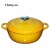 Import 22cm enameled cast iron dutch oven  casserole with dual loop handles from China