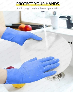 Disposable Medical Nitrile Gloves Powder Free Smooth Surface Resisting Acid
