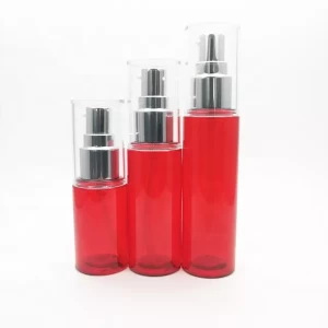 Hot selling 30ml 50ml 150ml plastic PET essence skin care lotion cosmetics bottle with pump