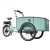 Import Electric cargo bike with 3 wheel delivery goods from China