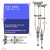Import Crutches for Adults, Walking Crutches Underarm Crutch Portable 3-in-1 Crutch Split-Folding Underarm 10 Gear Adjustable from Hong Kong