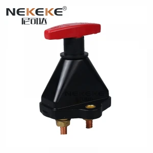NEKEKE 12/24V Rotary master Disconnect Switch Cut Off Auto Car Heavy Ducty Brass Screw Battery Switch