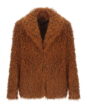 Ladies’ faux fur jacket(T84203)