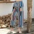 Import Stylish wide leg trousers for summer girls, chiffon nine minute trousers, beach pants, hanging beach pants, middle waist wide leg trousers, mother flowered trousers from China