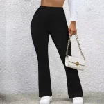 New Solid Color Women Jeans Loose Slim High Waisted Straight Pants Women's Casual Pants