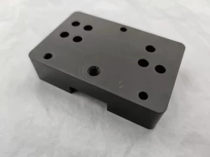 Black POM cnc turning and milliing part for automation