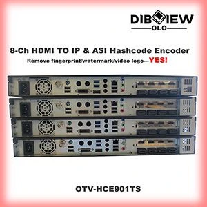 RTMP/UDP/RTP 8 in1 HDMI To ASI Hashcode Remove Encoder With Audio Code Removing For Live Video Streaming HD IPTV