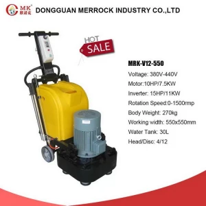 V12-510  Cheap 12 heads concrete terrazzo floor grinding machines with 510mm
