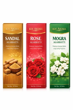 Roy Aroma Rose / Mogra / Sandal