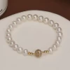Fast Pace Magnetic buckle natural freshwater pearl bracelet