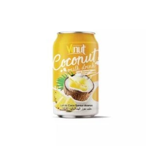 330ml Coconut Milk With Pineapple Flavour VINUT Hot Selling Free Sample, Private Label, Wholesale Suppliers (OEM, ODM)