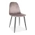 Import x4 Effel Dining Chair with Black Metal Legs from United Kingdom