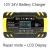 Import FOXSUR  12v 24v 8A motorcycle battery repair type high power AGM SLA WET Smart battery charger from China