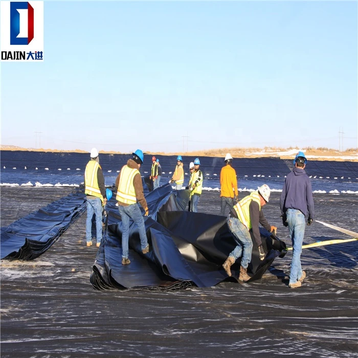 0.5mm Leakproof Virgin Geomembrane HDPE Dam Liners Fish Farm