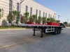 Flatbed Truck Trailer Load Capacity Trailer Flatbed 40ft Tri Axle Flatbed Container Semi Trailer